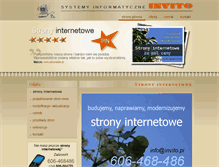 Tablet Screenshot of invito.pl